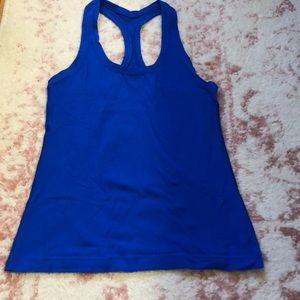 Lululemon tank top royal blue size 2